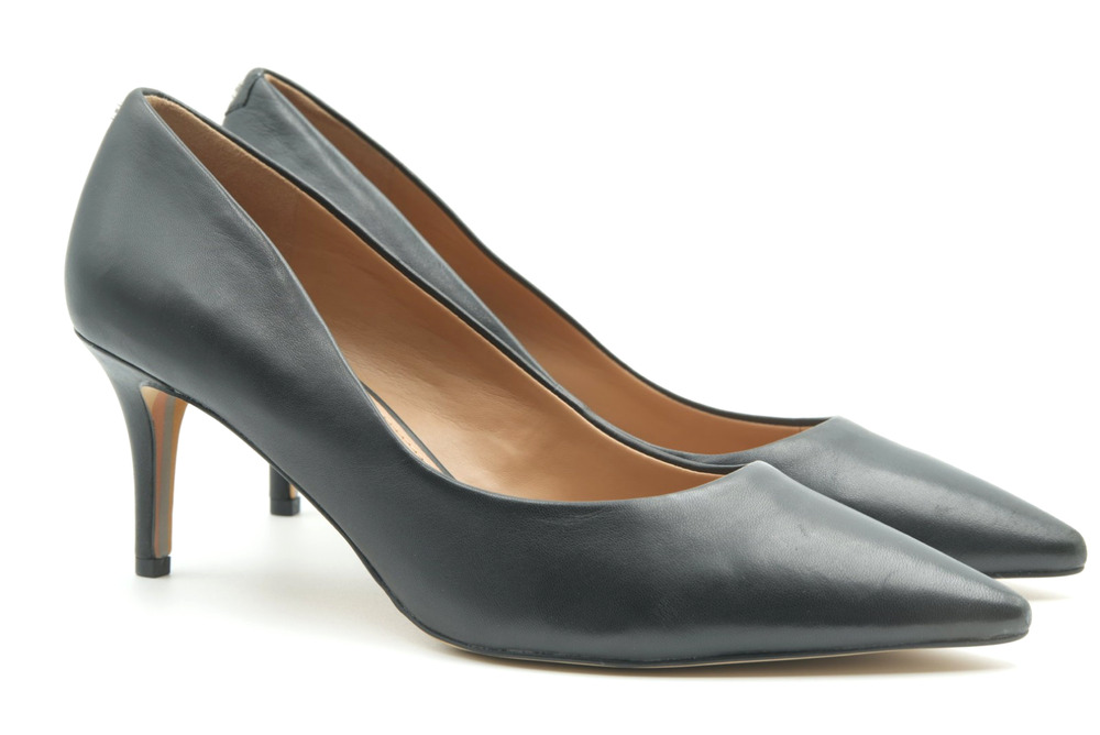 Sam Edelman Jordyn Classic Black Dress Nappa Leather 9.5 M